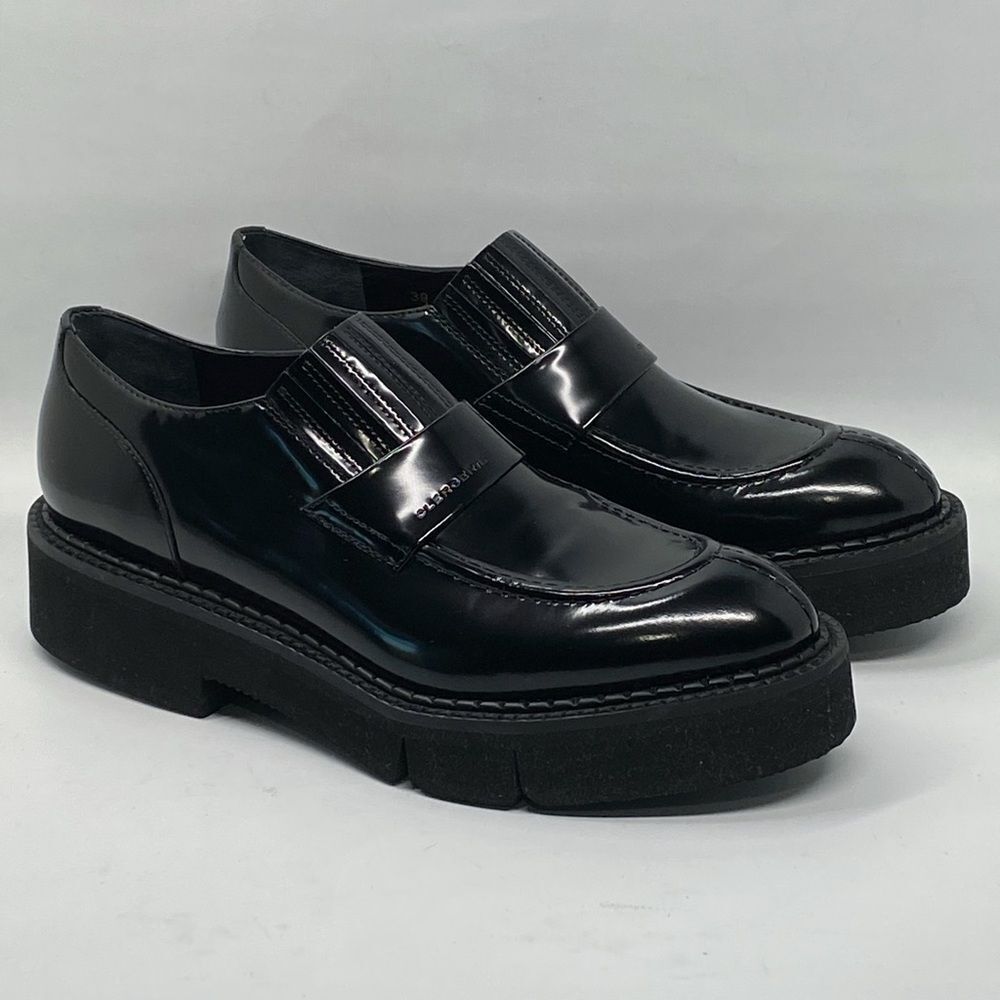 Clergerie Clark Patent Leather Tassel Loafers size 39